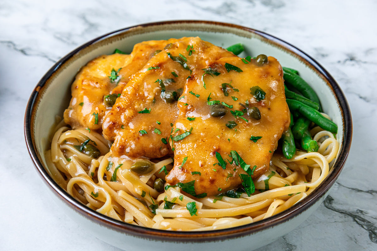 Italian Chicken Piccata with Silky Lemon Cream Sauce